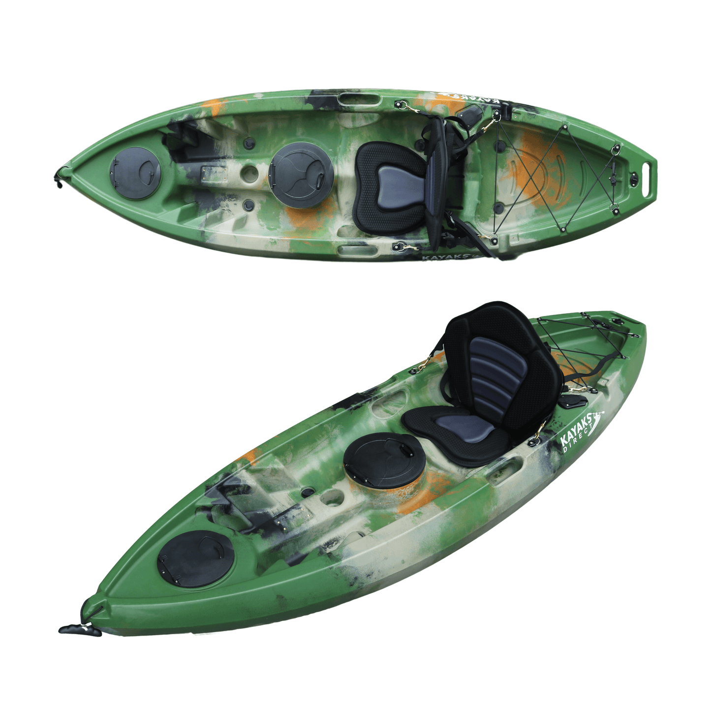 Single Shorty Kayak – Army Camo