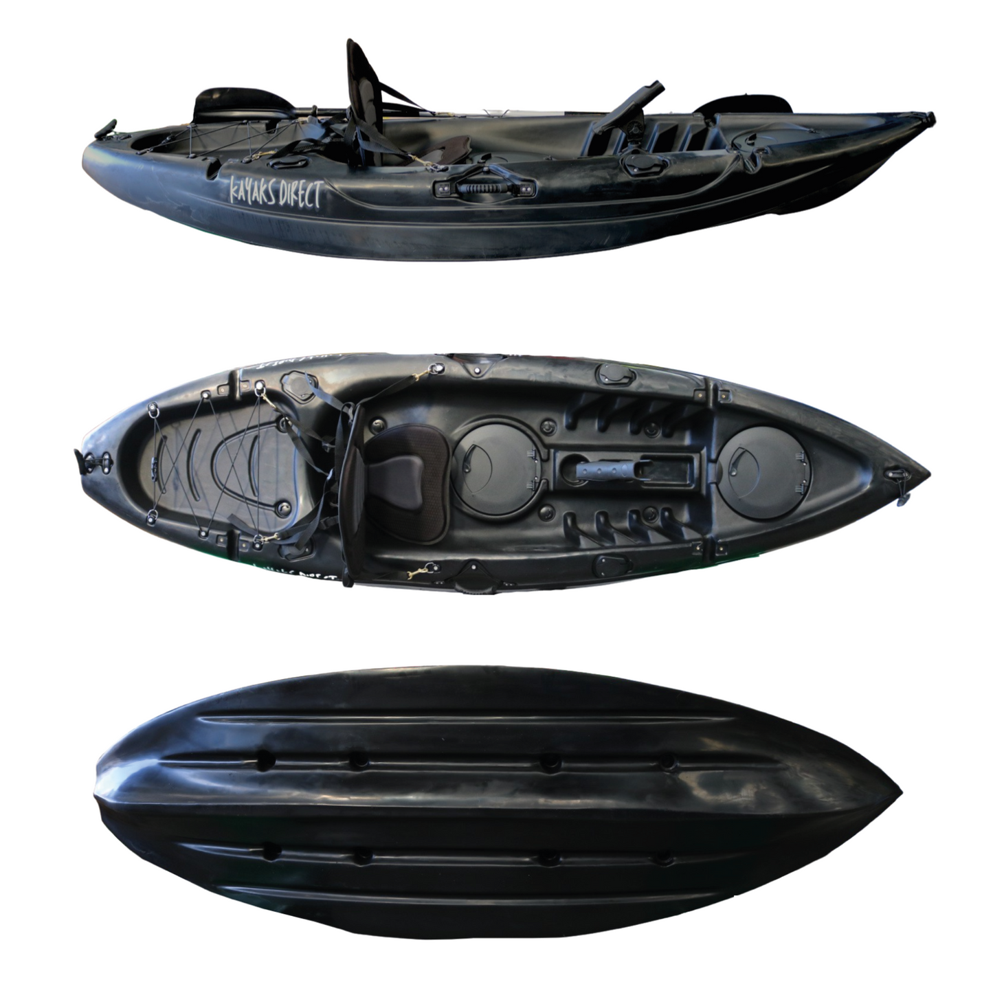 Single Ranger Kayak – Jet Black