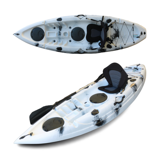 Single Ranger Kayak – Black & White Camo