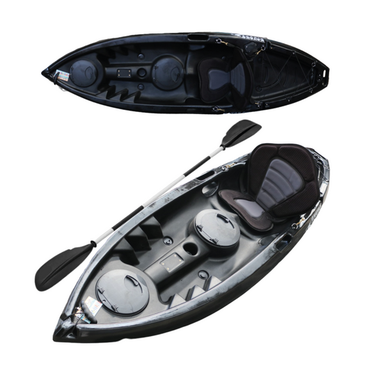 Single Shorty Kayak – Jet Black