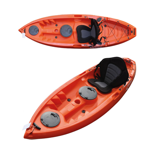 Single Shorty Kayak – Orange